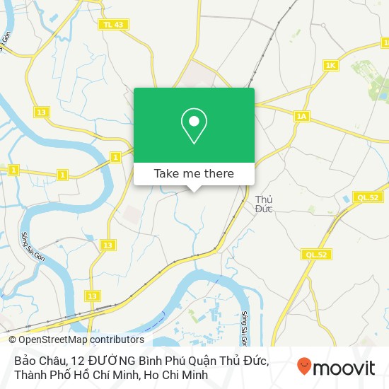 Bảo Châu, 12 ĐƯỜNG Bình Phú Quận Thủ Đức, Thành Phố Hồ Chí Minh map