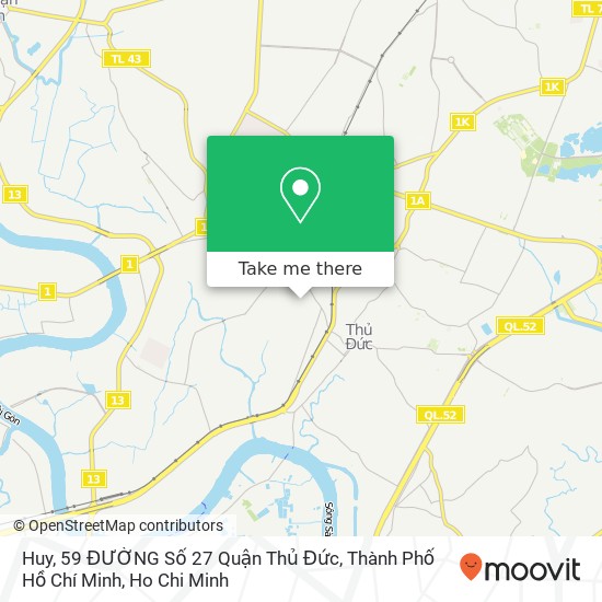 Huy, 59 ĐƯỜNG Số 27 Quận Thủ Đức, Thành Phố Hồ Chí Minh map