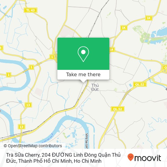 Trà Sữa Cherry, 204 ĐƯỜNG Linh Đông Quận Thủ Đức, Thành Phố Hồ Chí Minh map