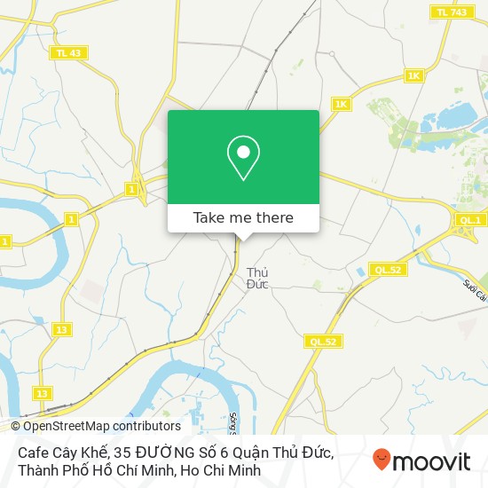 Cafe Cây Khế, 35 ĐƯỜNG Số 6 Quận Thủ Đức, Thành Phố Hồ Chí Minh map