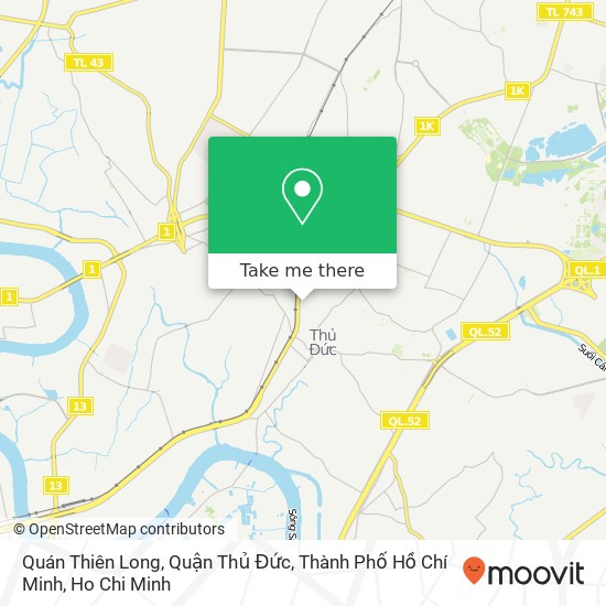 Quán Thiên Long, Quận Thủ Đức, Thành Phố Hồ Chí Minh map