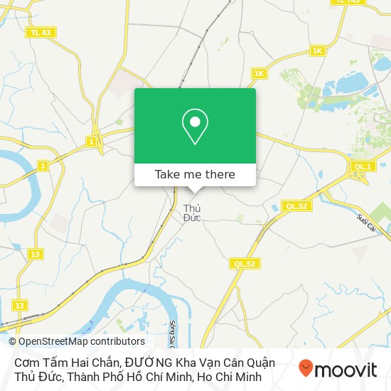 Cơm Tấm Hai Chắn, ĐƯỜNG Kha Vạn Cân Quận Thủ Đức, Thành Phố Hồ Chí Minh map