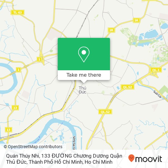 Quán Thúy Nhi, 133 ĐƯỜNG Chương Dương Quận Thủ Đức, Thành Phố Hồ Chí Minh map