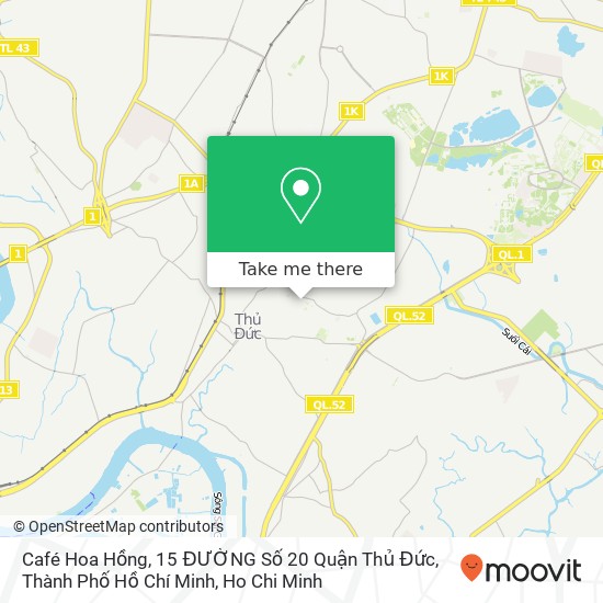 Café Hoa Hồng, 15 ĐƯỜNG Số 20 Quận Thủ Đức, Thành Phố Hồ Chí Minh map