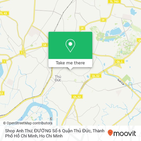 Shop Anh Thư, ĐƯỜNG Số 6 Quận Thủ Đức, Thành Phố Hồ Chí Minh map
