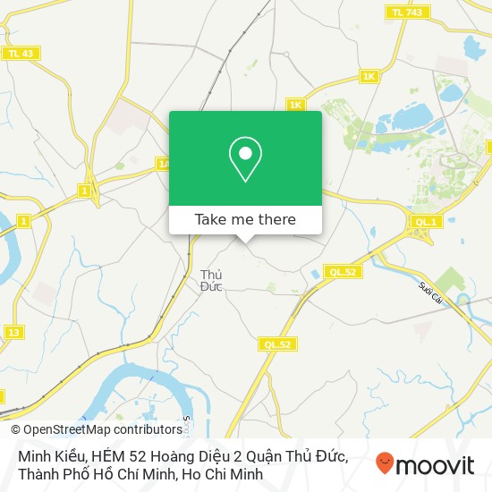 Minh Kiều, HẺM 52 Hoàng Diệu 2 Quận Thủ Đức, Thành Phố Hồ Chí Minh map