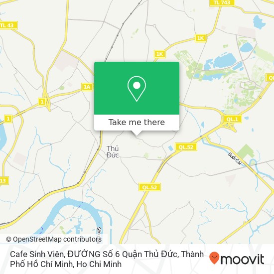 Cafe Sinh Viên, ĐƯỜNG Số 6 Quận Thủ Đức, Thành Phố Hồ Chí Minh map