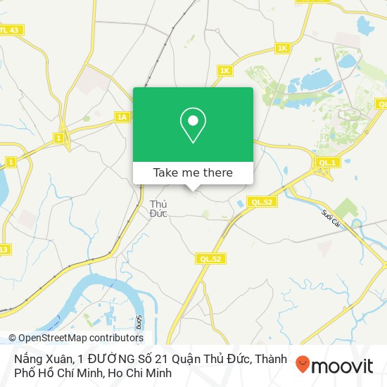 Nắng Xuân, 1 ĐƯỜNG Số 21 Quận Thủ Đức, Thành Phố Hồ Chí Minh map