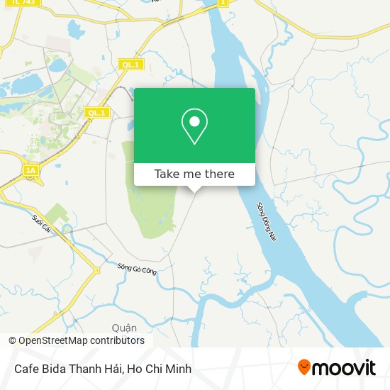 Cafe Bida Thanh Hải map