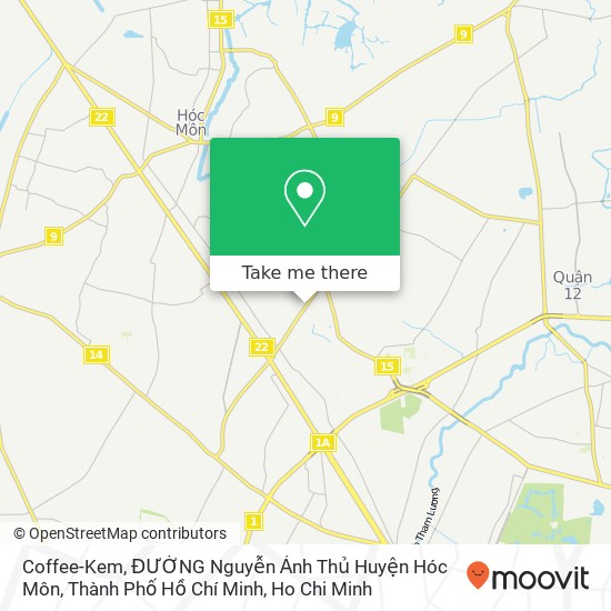 Coffee-Kem, ĐƯỜNG Nguyễn Ảnh Thủ Huyện Hóc Môn, Thành Phố Hồ Chí Minh map