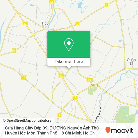 Cửa Hàng Giày Dép 39, ĐƯỜNG Nguyễn Ảnh Thủ Huyện Hóc Môn, Thành Phố Hồ Chí Minh map