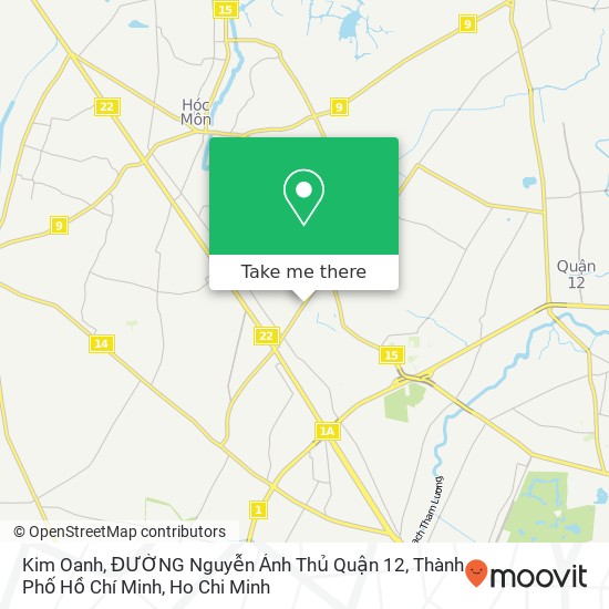 Kim Oanh, ĐƯỜNG Nguyễn Ảnh Thủ Quận 12, Thành Phố Hồ Chí Minh map