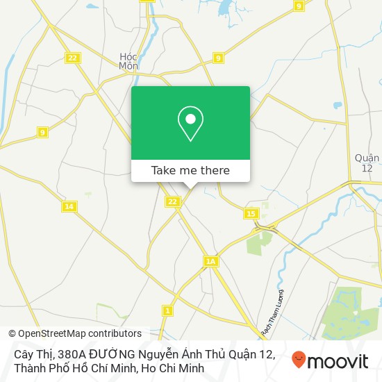 Cây Thị, 380A ĐƯỜNG Nguyễn Ảnh Thủ Quận 12, Thành Phố Hồ Chí Minh map