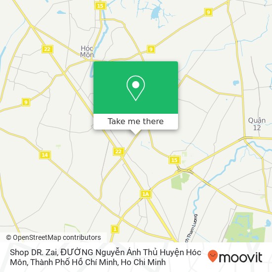 Shop DR. Zai, ĐƯỜNG Nguyễn Ảnh Thủ Huyện Hóc Môn, Thành Phố Hồ Chí Minh map