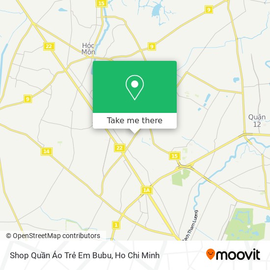 Shop Quần Áo Trẻ Em Bubu map