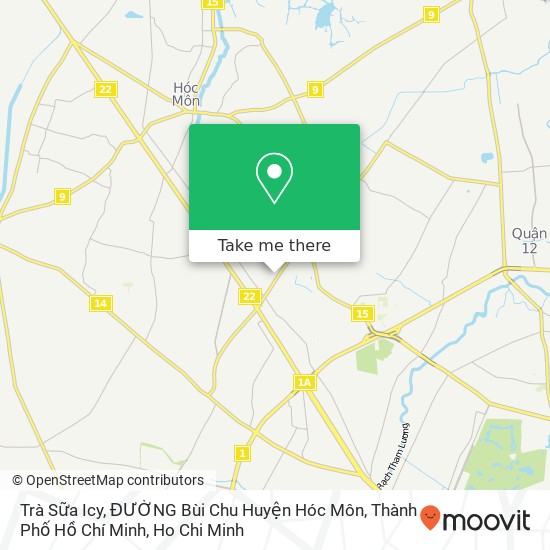 Trà Sữa Icy, ĐƯỜNG Bùi Chu Huyện Hóc Môn, Thành Phố Hồ Chí Minh map