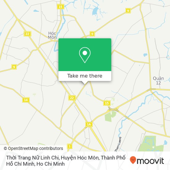 Thời Trang Nữ Linh Chi, Huyện Hóc Môn, Thành Phố Hồ Chí Minh map