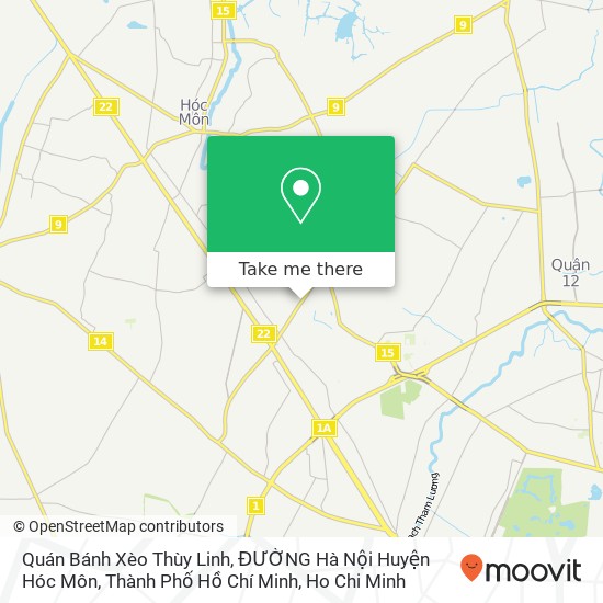 Quán Bánh Xèo Thùy Linh, ĐƯỜNG Hà Nội Huyện Hóc Môn, Thành Phố Hồ Chí Minh map