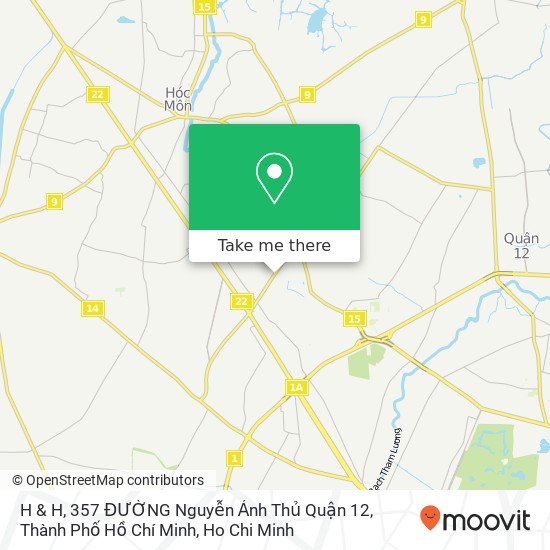 H & H, 357 ĐƯỜNG Nguyễn Ảnh Thủ Quận 12, Thành Phố Hồ Chí Minh map