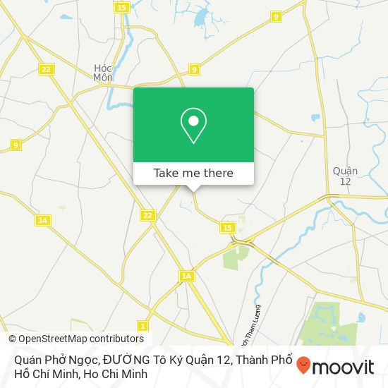 Quán Phở Ngọc, ĐƯỜNG Tô Ký Quận 12, Thành Phố Hồ Chí Minh map