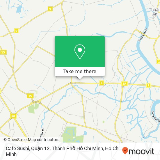 Cafe Sushi, Quận 12, Thành Phố Hồ Chí Minh map