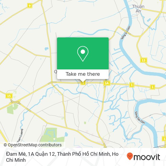 Đam Mê, 1A Quận 12, Thành Phố Hồ Chí Minh map