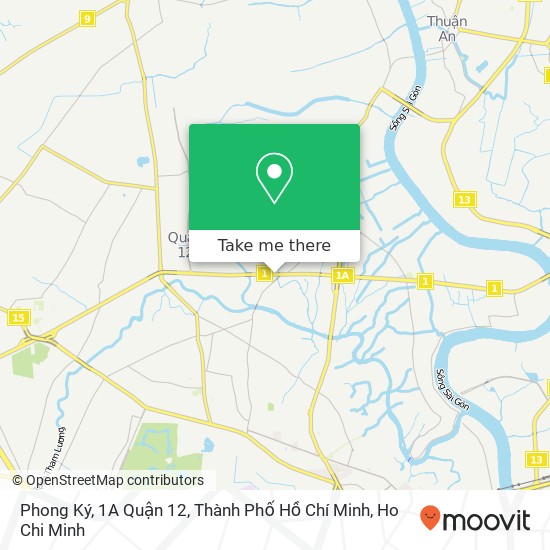 Phong Ký, 1A Quận 12, Thành Phố Hồ Chí Minh map