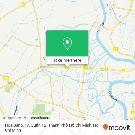Hoa Sáng, 1A Quận 12, Thành Phố Hồ Chí Minh map