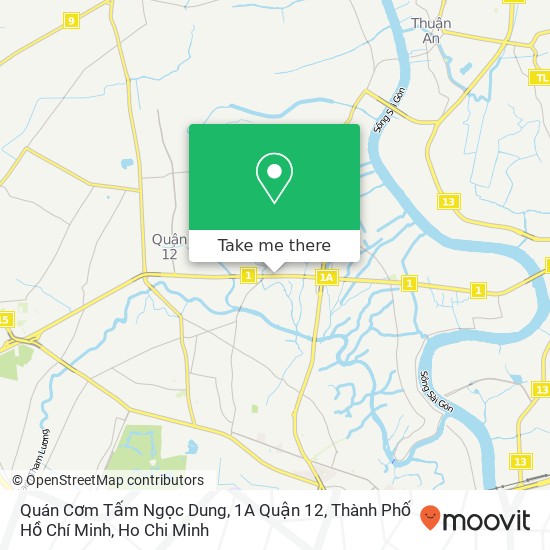 Quán Cơm Tấm Ngọc Dung, 1A Quận 12, Thành Phố Hồ Chí Minh map