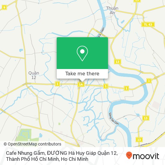 Cafe Nhung Gấm, ĐƯỜNG Hà Huy Giáp Quận 12, Thành Phố Hồ Chí Minh map