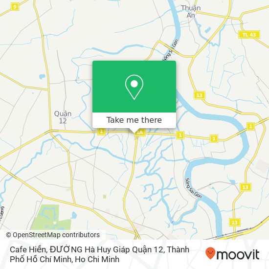 Cafe Hiền, ĐƯỜNG Hà Huy Giáp Quận 12, Thành Phố Hồ Chí Minh map