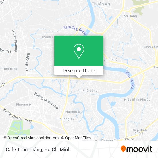 Cafe Toàn Thắng map