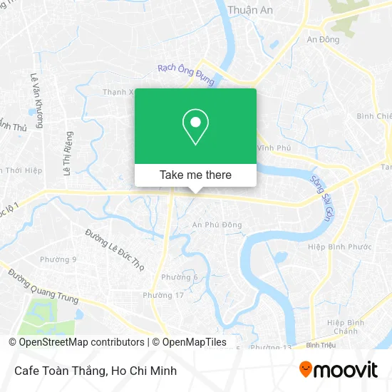 Cafe Toàn Thắng map