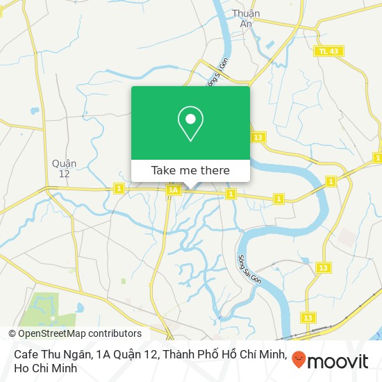 Cafe Thu Ngân, 1A Quận 12, Thành Phố Hồ Chí Minh map