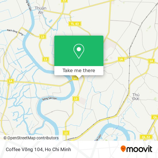 Coffee Võng 104 map