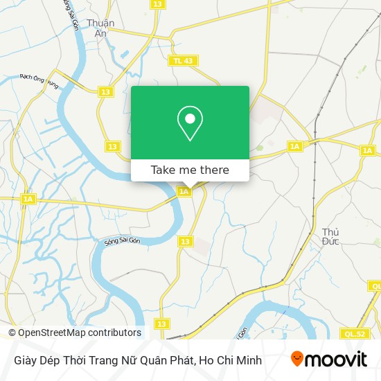 Giày Dép Thời Trang Nữ Quân Phát map