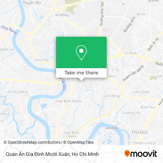 Quán Ăn Gia Đình Mười Xuân map