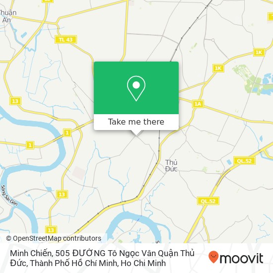 Minh Chiến, 505 ĐƯỜNG Tô Ngọc Vân Quận Thủ Đức, Thành Phố Hồ Chí Minh map