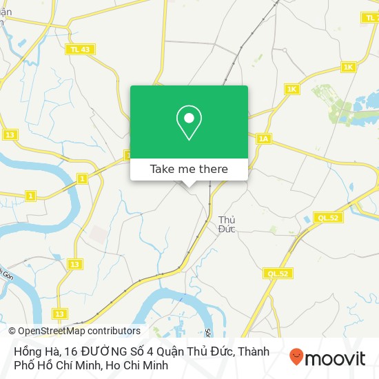 Hồng Hà, 16 ĐƯỜNG Số 4 Quận Thủ Đức, Thành Phố Hồ Chí Minh map