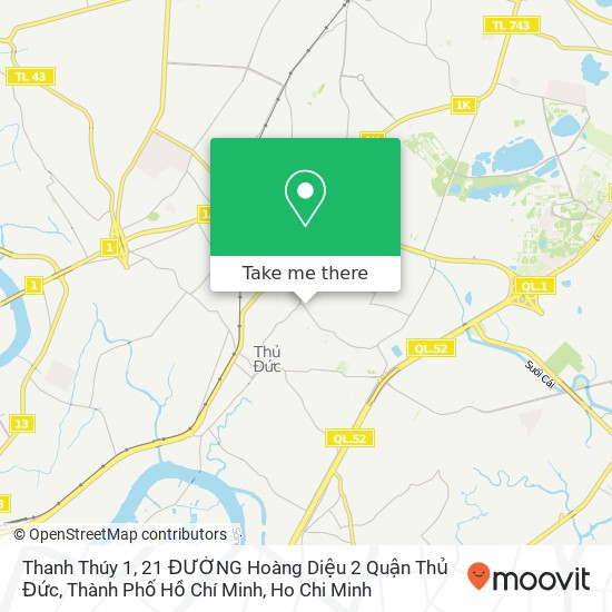 Thanh Thúy 1, 21 ĐƯỜNG Hoàng Diệu 2 Quận Thủ Đức, Thành Phố Hồ Chí Minh map