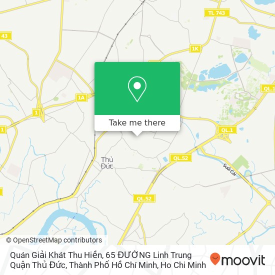 Quán Giải Khát Thu Hiền, 65 ĐƯỜNG Linh Trung Quận Thủ Đức, Thành Phố Hồ Chí Minh map