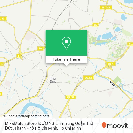 Mix&Match Store, ĐƯỜNG Linh Trung Quận Thủ Đức, Thành Phố Hồ Chí Minh map