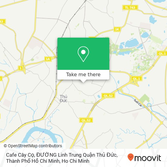 Cafe Cây Cọ, ĐƯỜNG Linh Trung Quận Thủ Đức, Thành Phố Hồ Chí Minh map