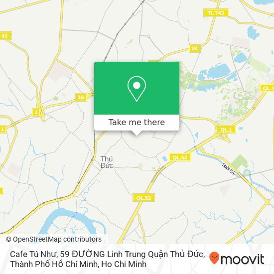 Cafe Tú Như, 59 ĐƯỜNG Linh Trung Quận Thủ Đức, Thành Phố Hồ Chí Minh map