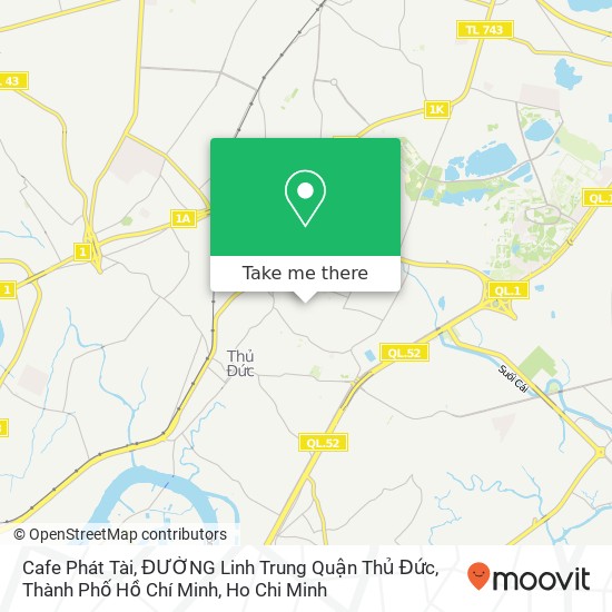 Cafe Phát Tài, ĐƯỜNG Linh Trung Quận Thủ Đức, Thành Phố Hồ Chí Minh map