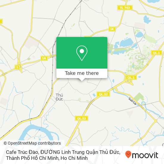 Cafe Trúc Đào, ĐƯỜNG Linh Trung Quận Thủ Đức, Thành Phố Hồ Chí Minh map