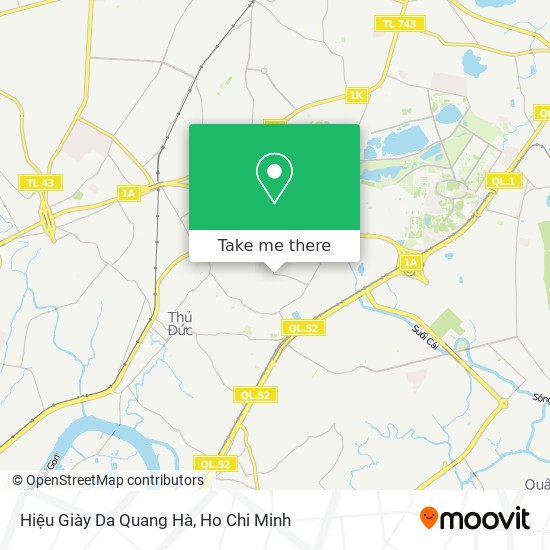 Hiệu Giày Da Quang Hà map