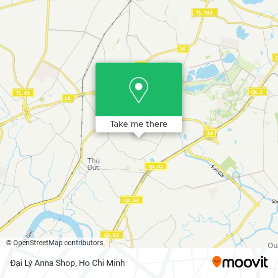 Đại Lý Anna Shop map
