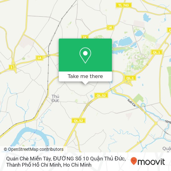 Quán Chè Miền Tây, ĐƯỜNG Số 10 Quận Thủ Đức, Thành Phố Hồ Chí Minh map