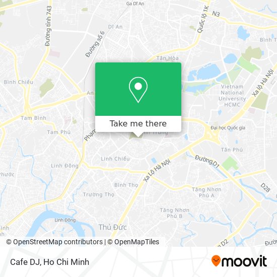 Cafe DJ map